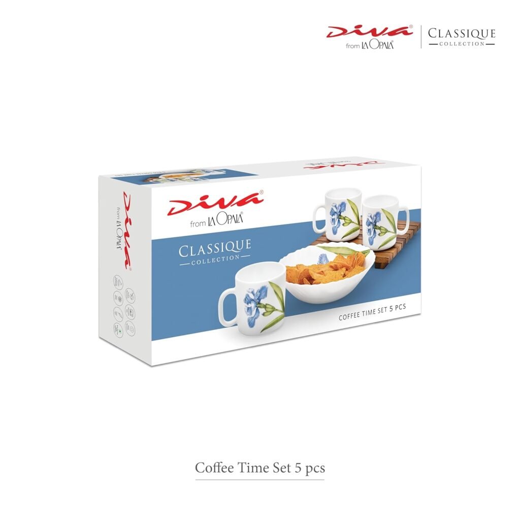 classique coffee time set of 5 pcs