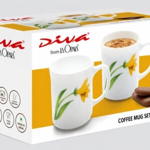 diva coffee mug set flaire large 2 pcs