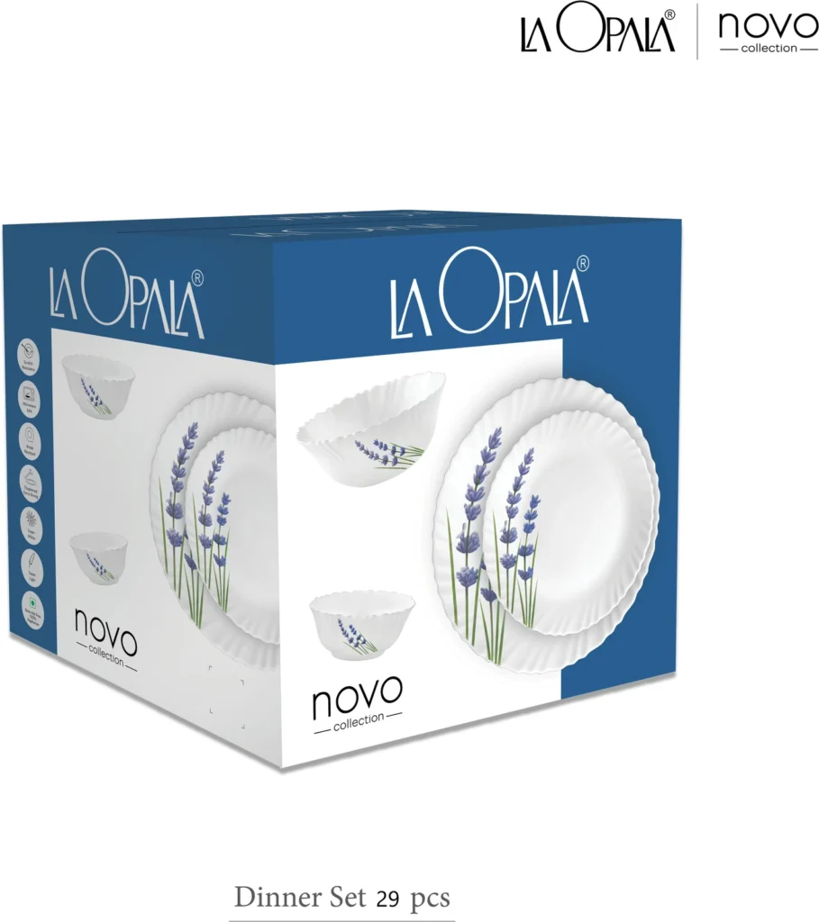 novo dinner set of 29 pcs