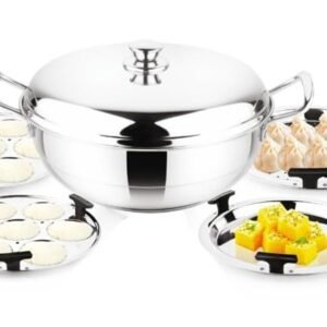 stainless steel steelo multi kadai 280 with sandwich bottom