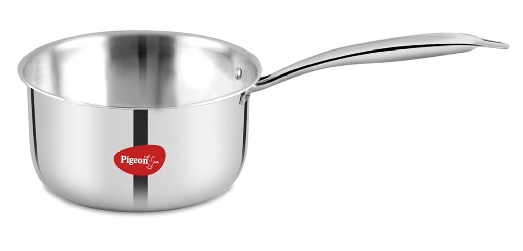 elite tri ply stainless steel sauce pan 14cm