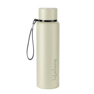 Lifelong (llwbt02, black & beige) stainless steel water bottle 950 m