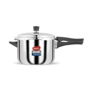 elite shine tri ply stainless steel pressure cooker 5 litre