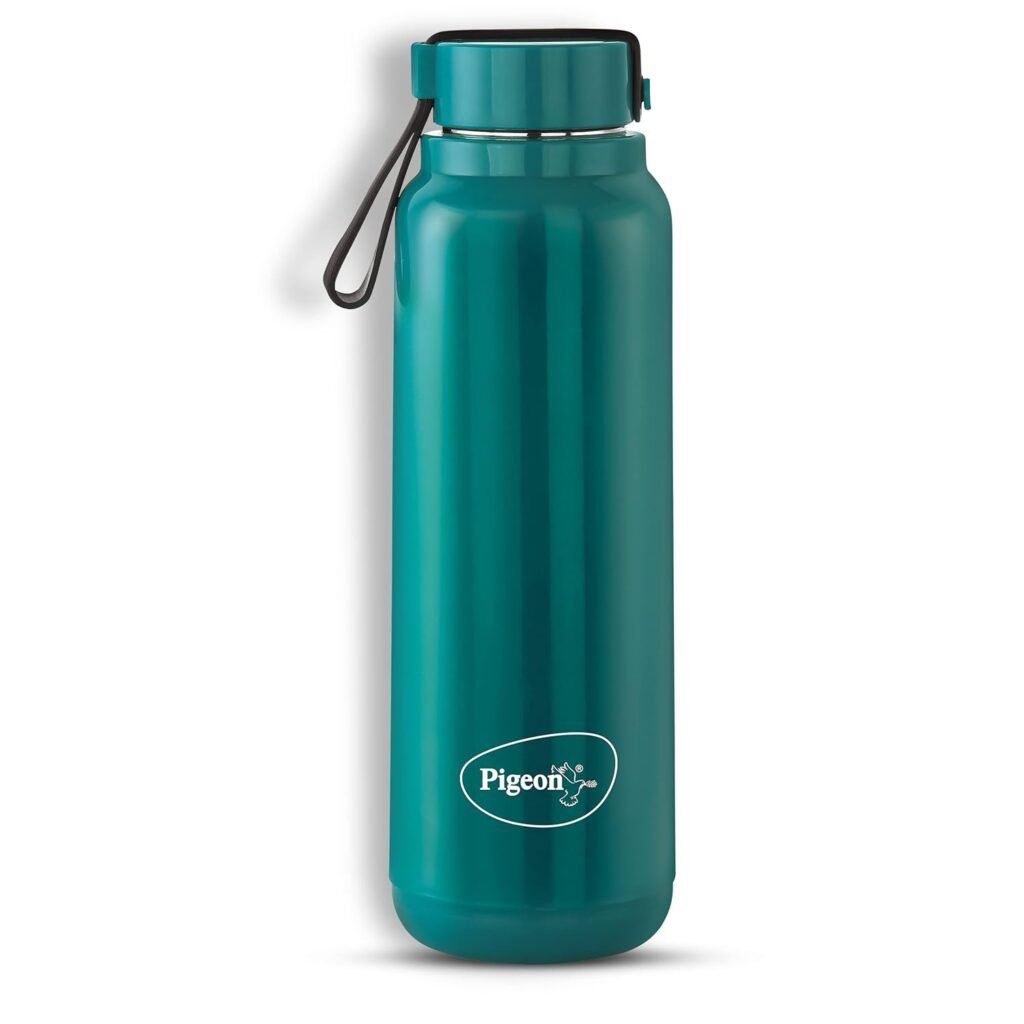 radiant insulated stainless steel bottle 600ml blue