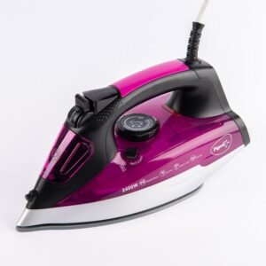 satin steam iron purple 2400w