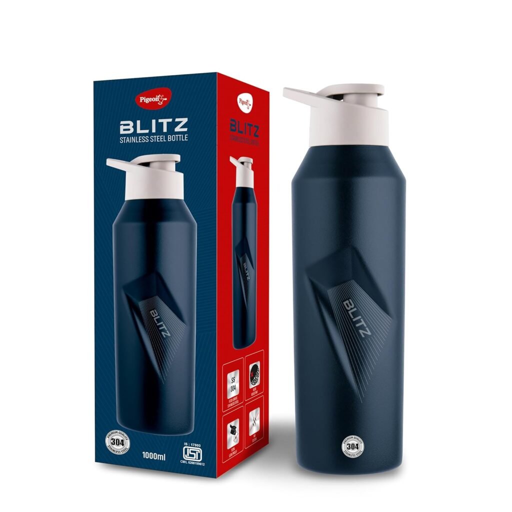 blitz water bottle 975ml blue