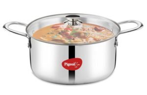 elite tri ply stainless steel casserole 20cm