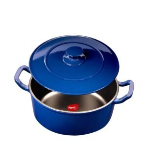 imperi luxe cast iron casserole 220 with lid