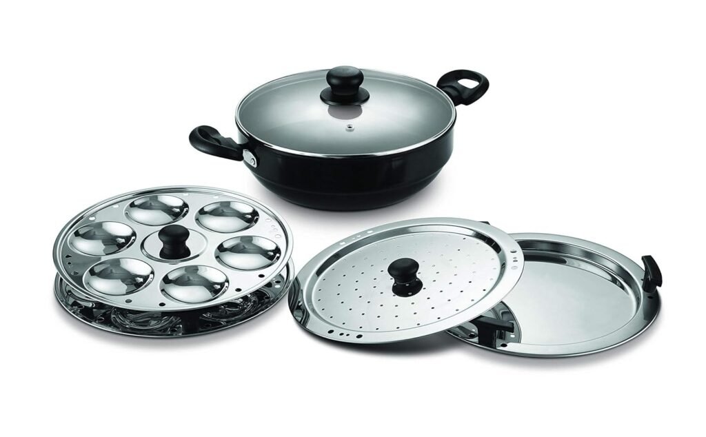 hard anodised multi kadai 280
