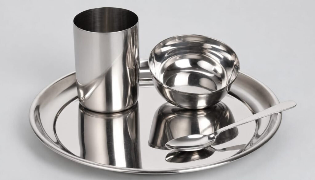 ss dinner set of 4 pcs