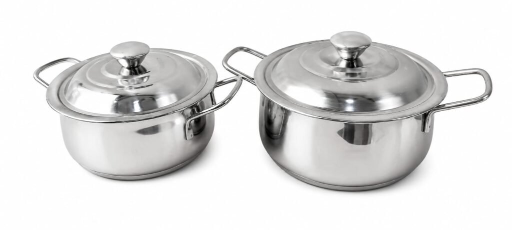 ss handi with lid set of 2 pcs