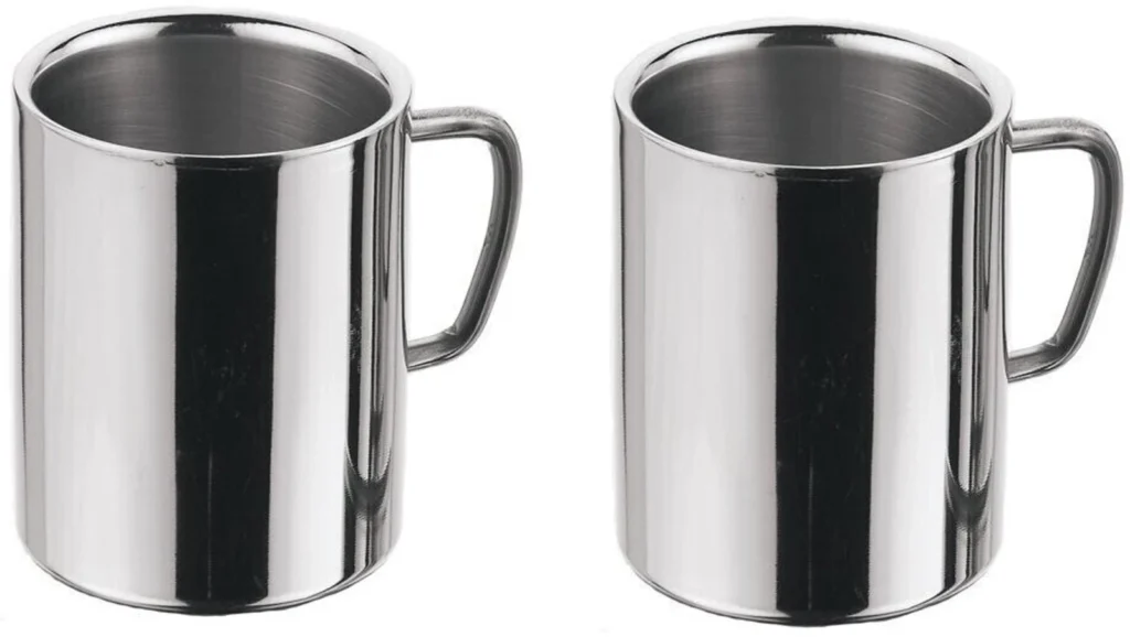 ss cup double wall set of 2 pcs