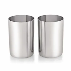 ss glass set of 2 pcs
