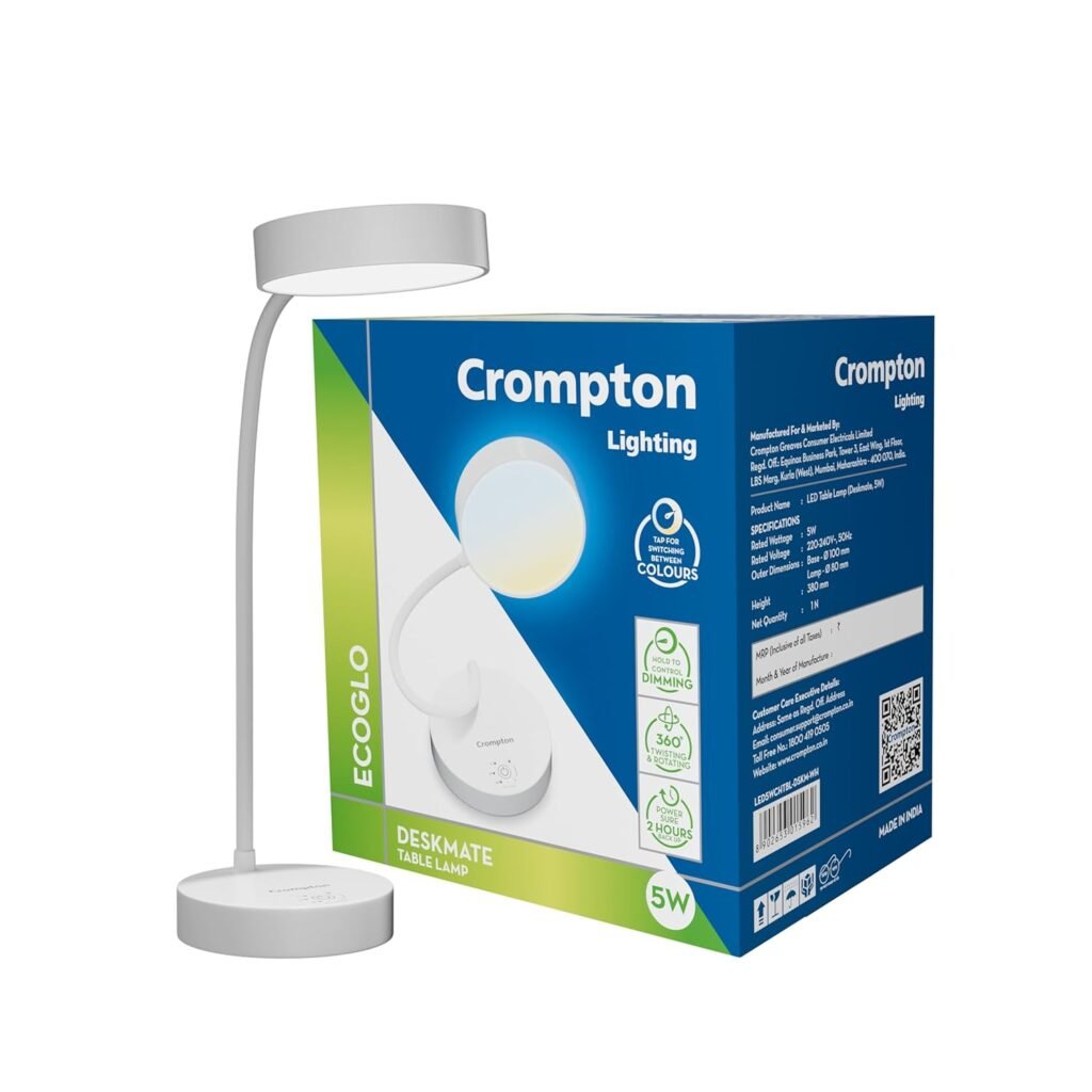 deakmate table lamp 5w chargeable