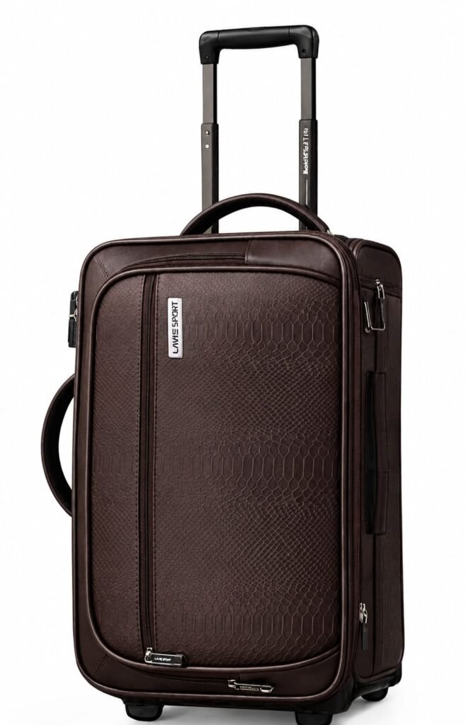 majestic croco small trolley bag