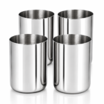 polished stainless steel tumblers set (1)